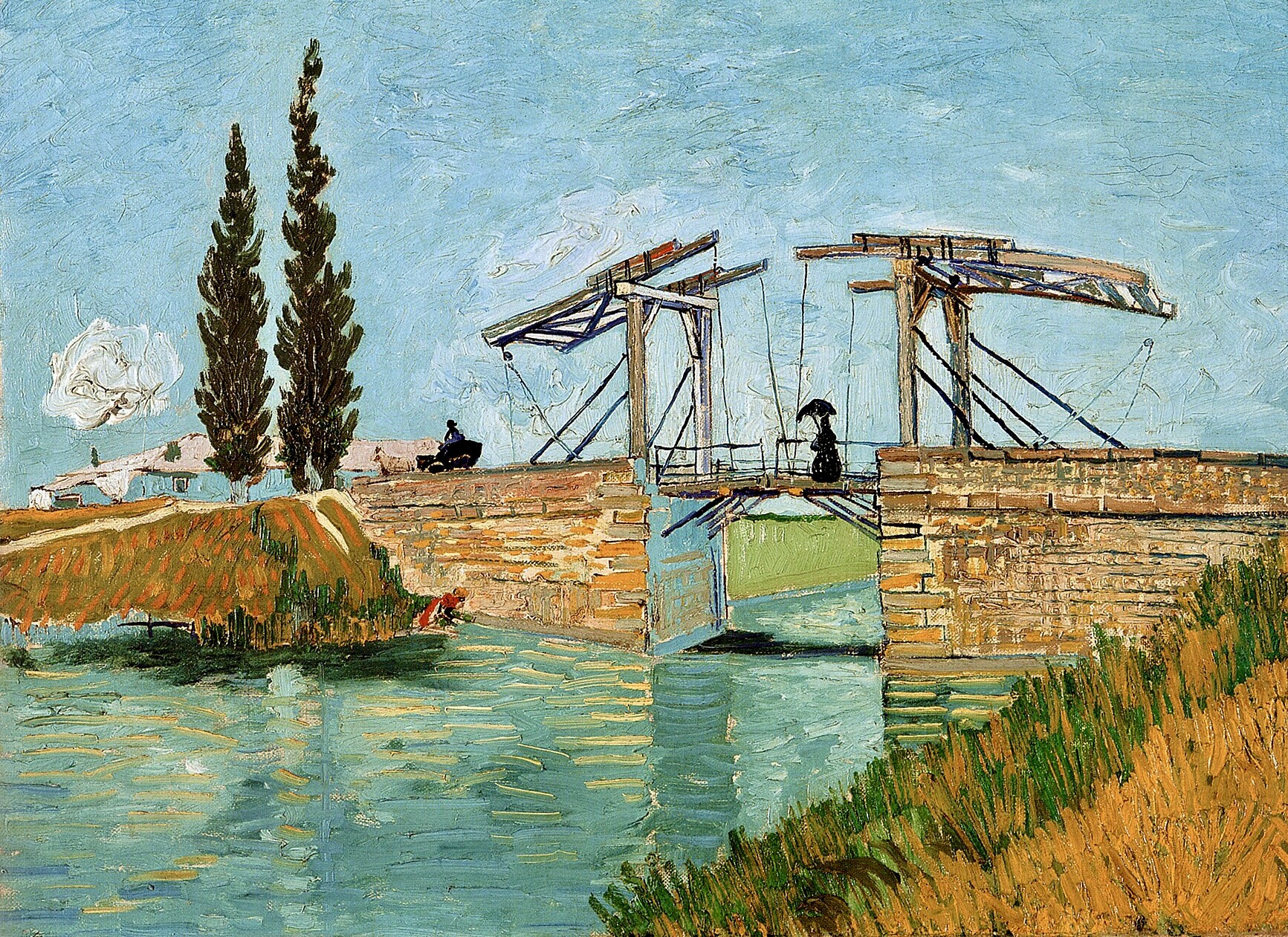 Vincent van Gogh, The Langlois Bridge at Arles (1888), a twofold metaphor for transitions between social niches and between different ways of thinking about depression.
